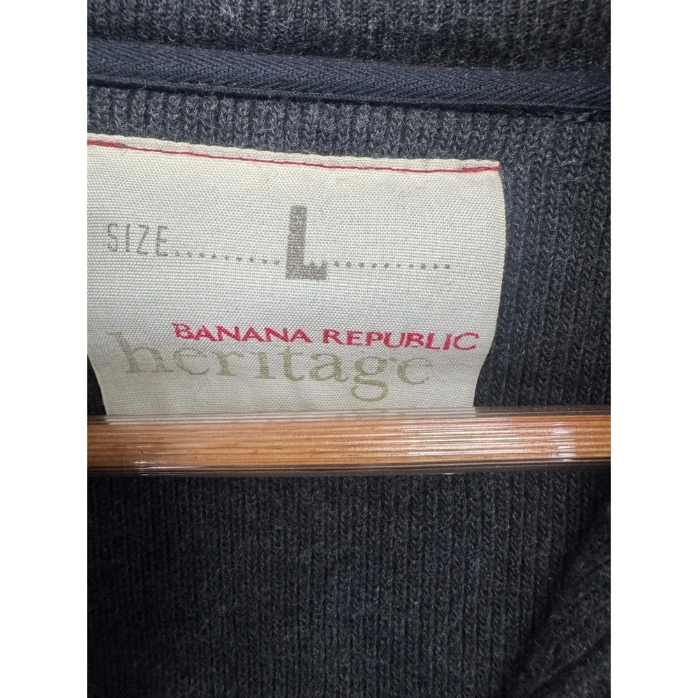 Banana Republic Heritage Utility Jacket Mens L Wool Hybrid Hooded Gorpcore